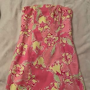 Lilly Pulitzer Strapless Mini Dress Size 2